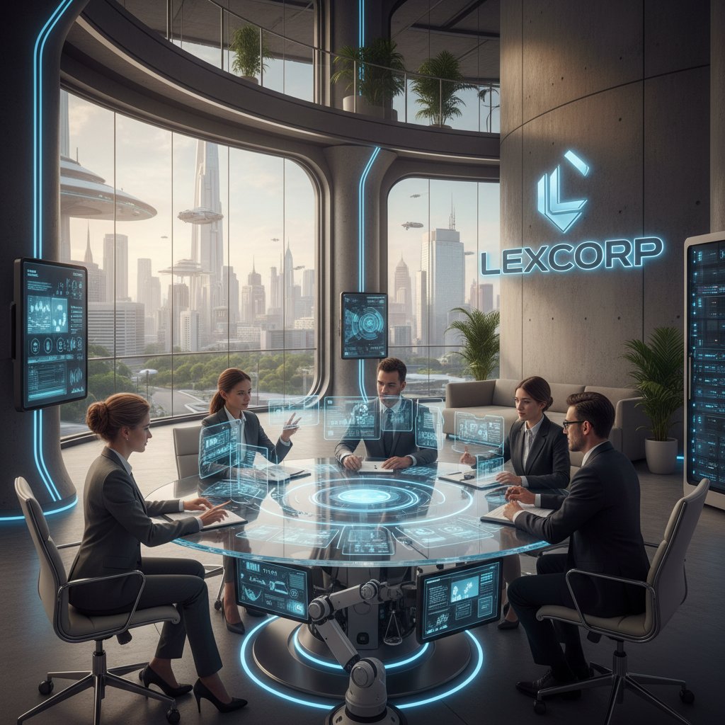 Nowoczesny zespół prawniczy korzystający z legal tech w biurze