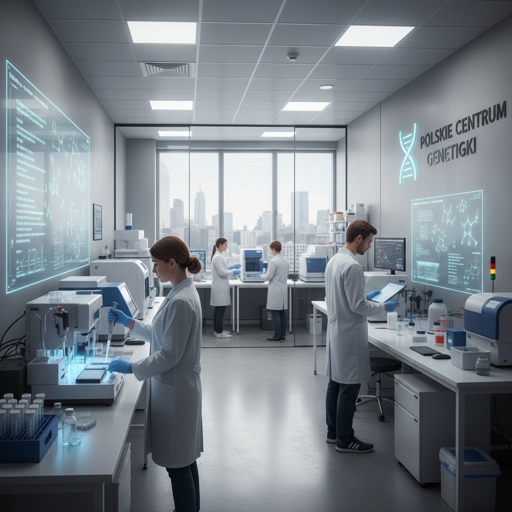 Nowoczesne laboratorium genetyczne w Polsce