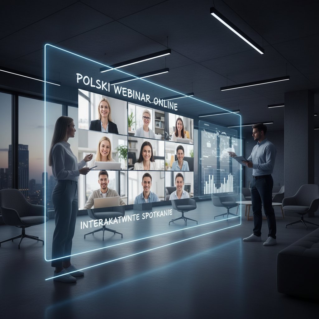 Polski webinar zdrowotny online z różnorodnymi uczestnikami