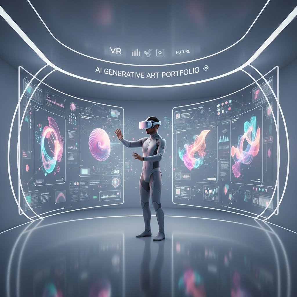 Nowoczesne portfolio artystyczne online z wykorzystaniem technologii AI i VR