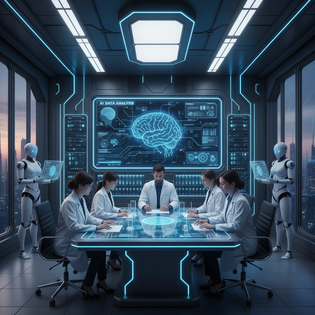 Nowoczesne laboratorium psychologiczne z zespołem analizującym dane AI