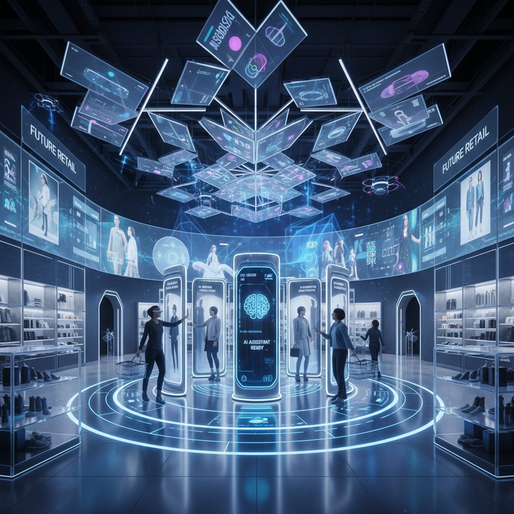 Nowoczesny sklep z elementami AI i rozszerzonej rzeczywistości