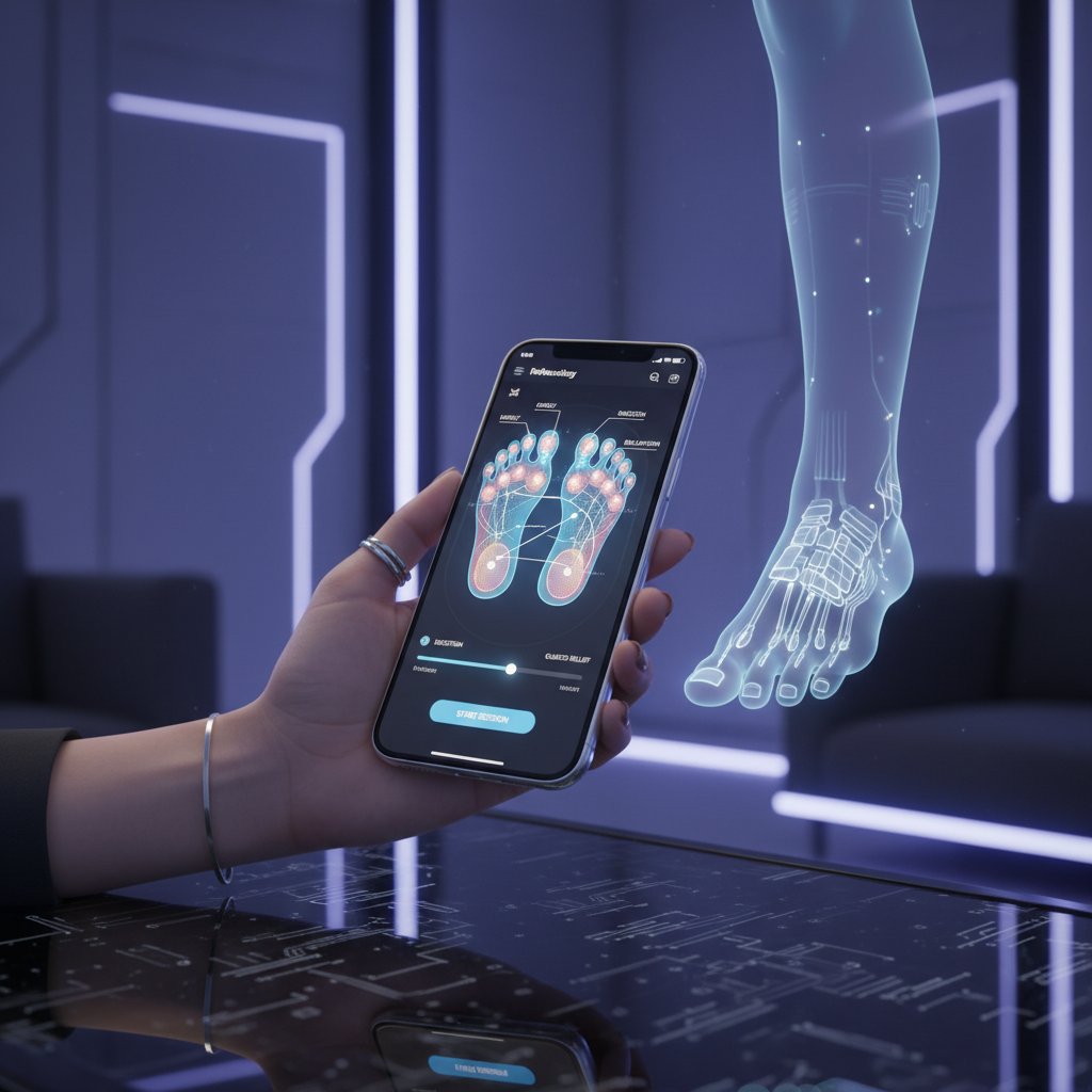 Nowoczesna aplikacja do refleksologii na smartfonie