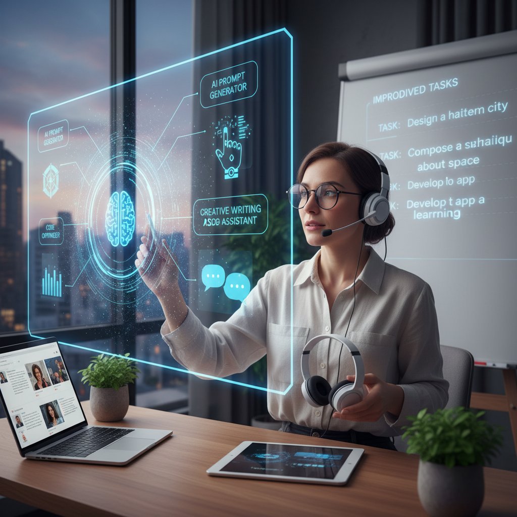 Nowoczesny korepetytor używający AI do improwizowanych zadań podczas lekcji online