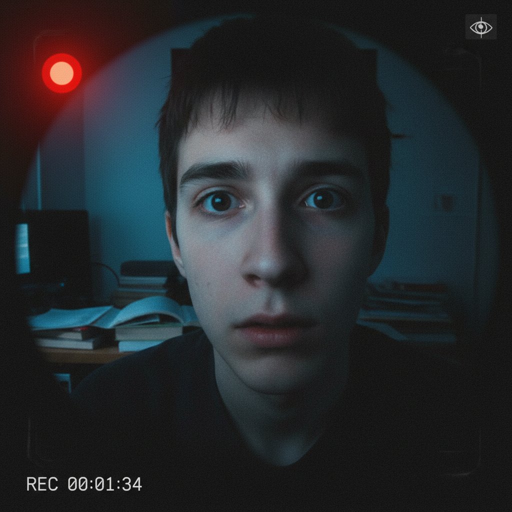 Kamera monitorująca podczas egzaminu prawniczego online