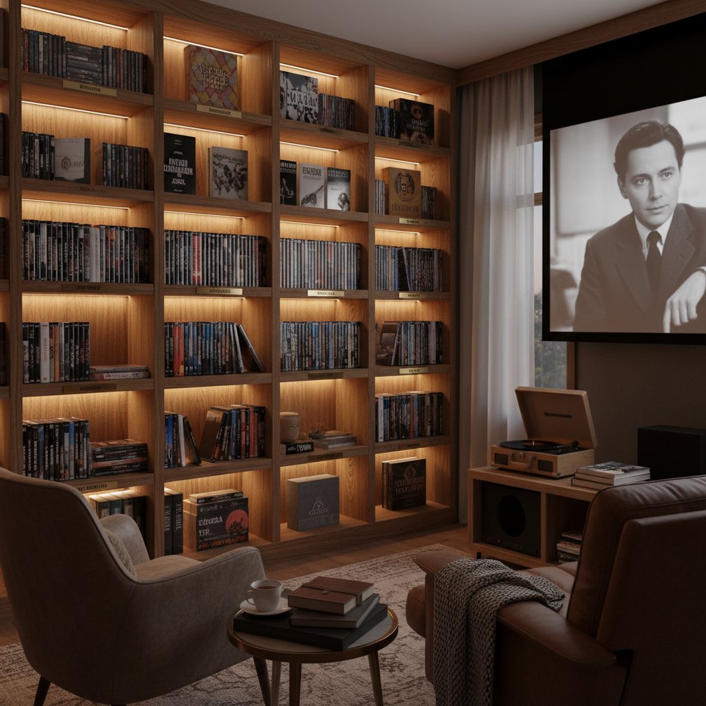 Curated movie library reflecting personal taste and quality