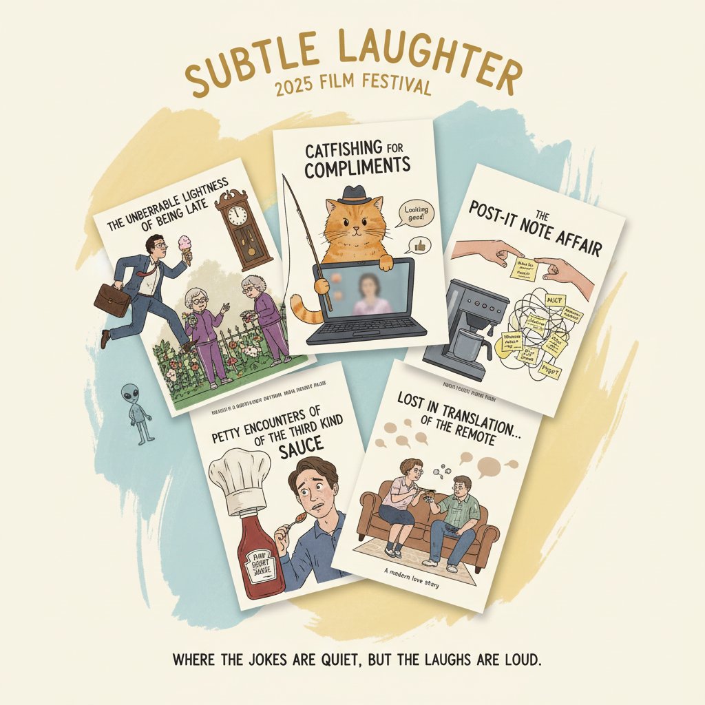 Posters from top between-the-lines comedies 2025