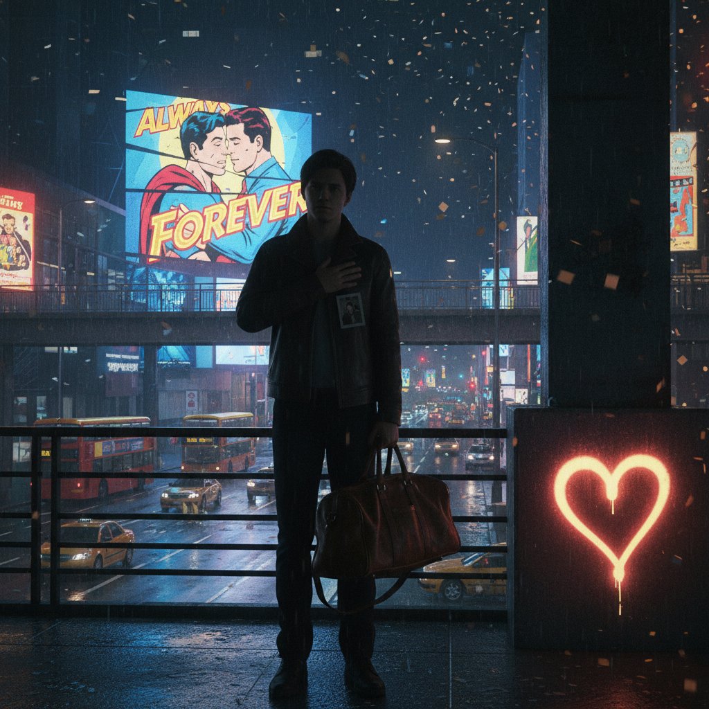 Scena filmowa: osoba powracająca do dawnej partnerki, ilustracja popkulturowych motywów hooveringu