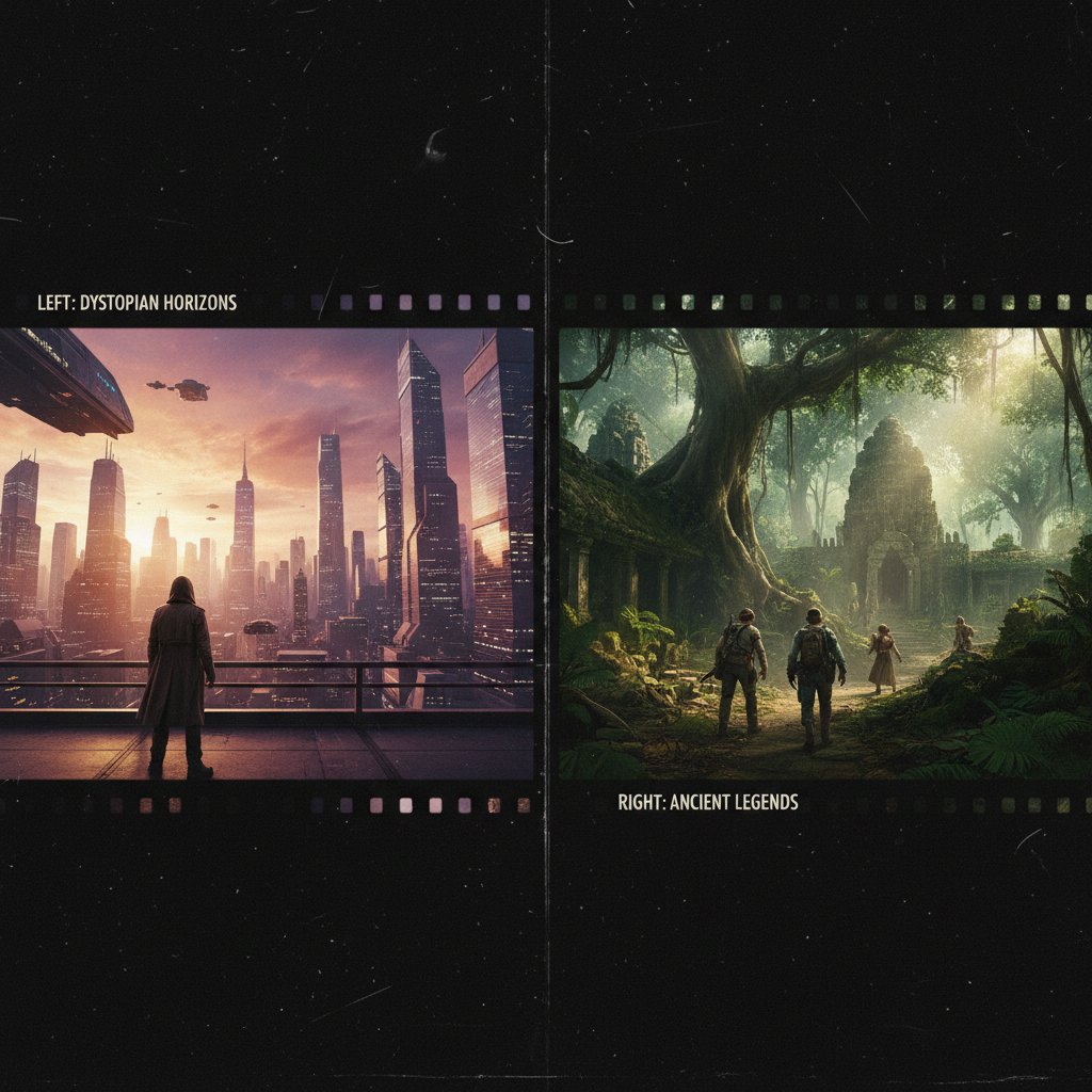 Konfrontacja scen z filmów o ECT z rzeczywistością – kolaż