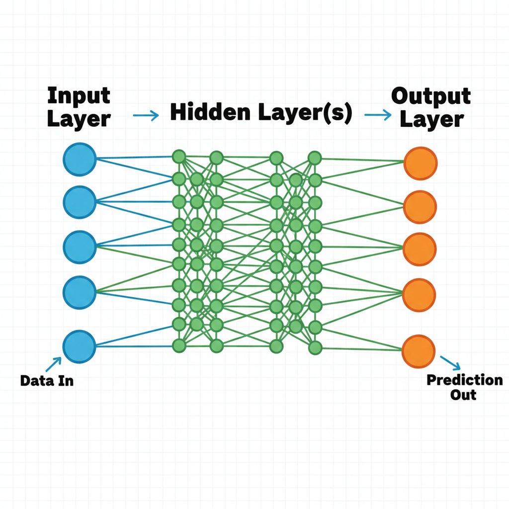 Schemat warstw sieci neuronowej – wizualizacja dla początkujących