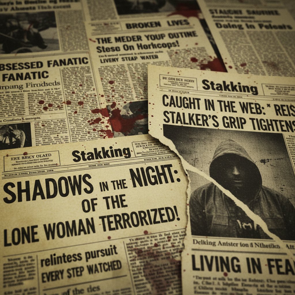 Nagłówki gazet przedstawiające prześladowców w mediach