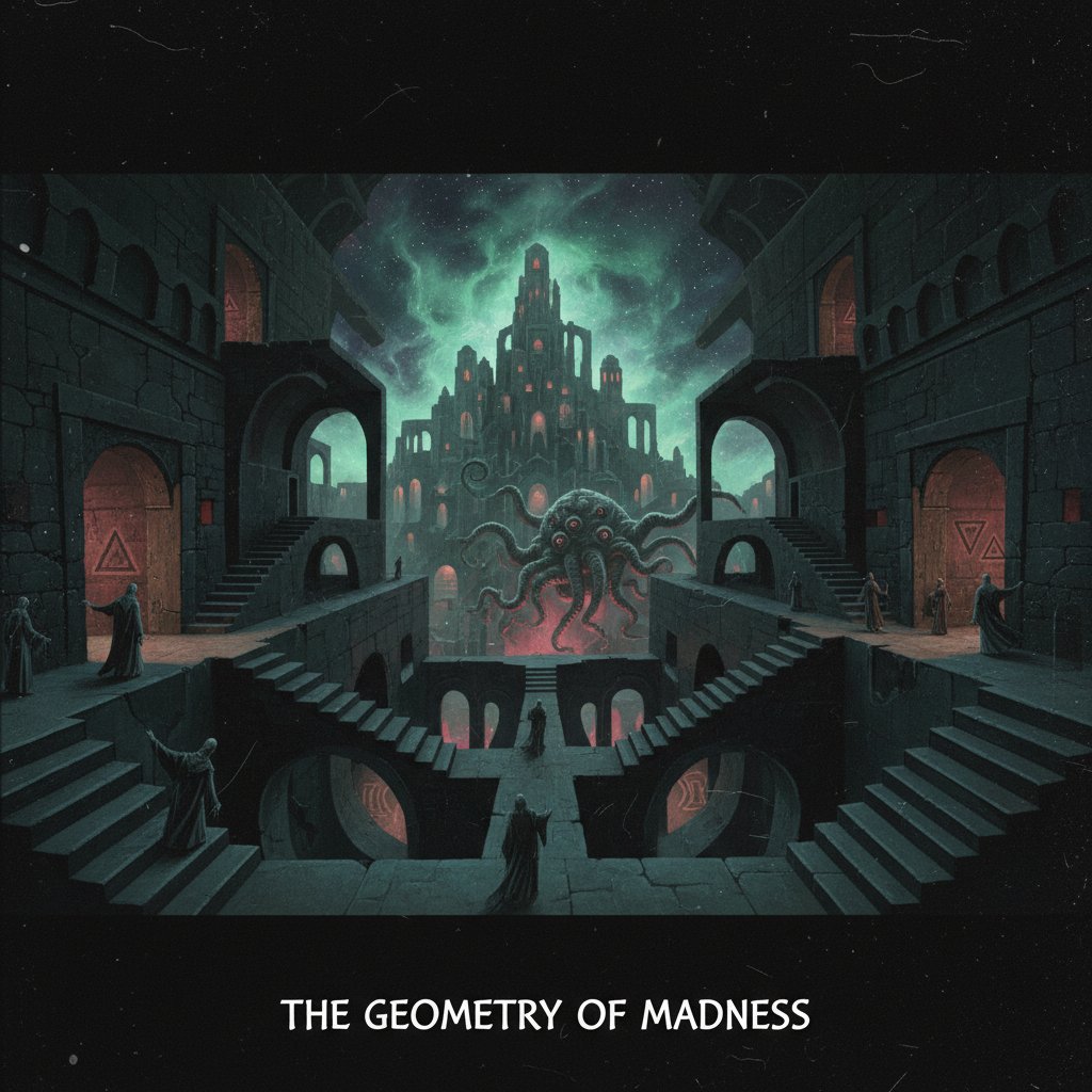 Non-Euclidean geometry in Lovecraftian film art