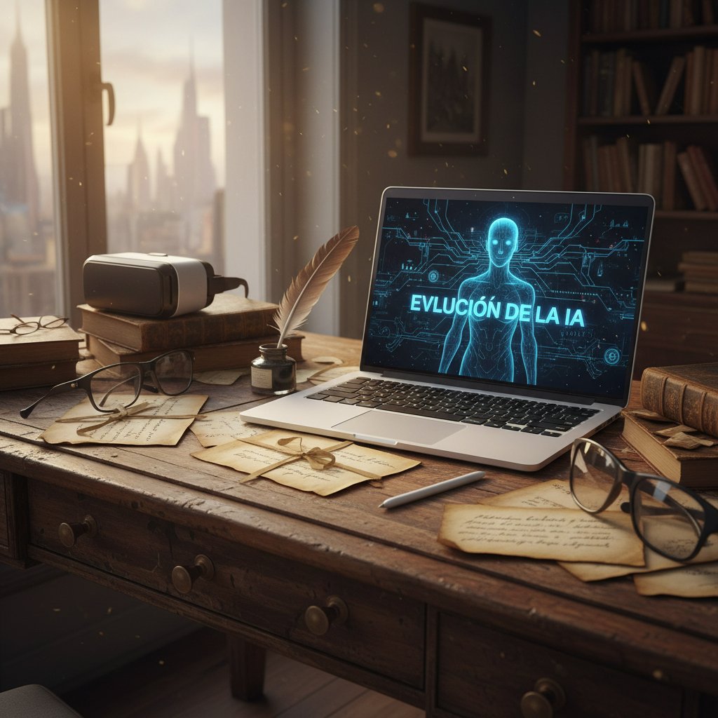 Stare biuro, listy i laptop – ewolucja nauki hiszpańskiego od listów do AI