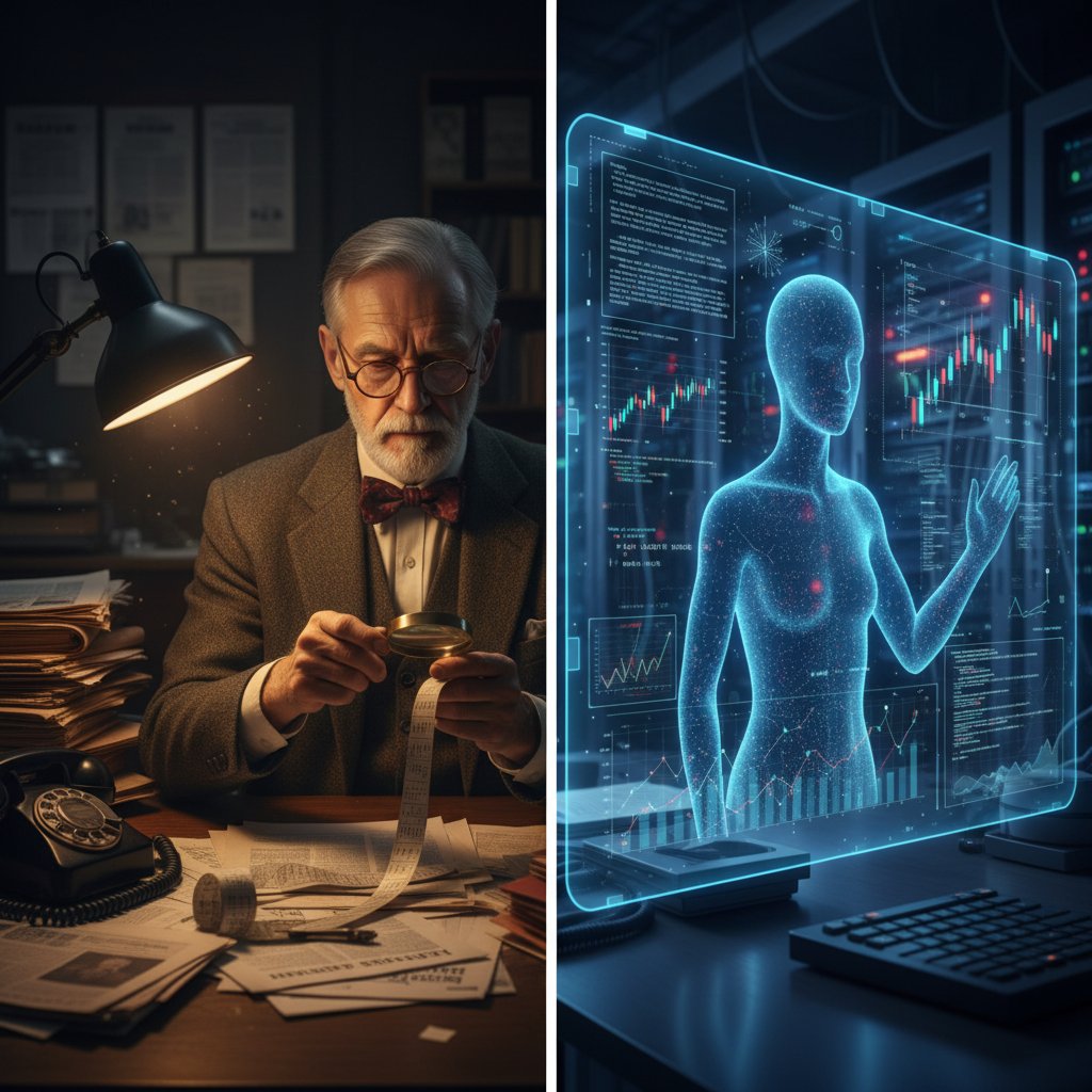 Kontrast między tradycyjnym a nowoczesnym prognozowaniem rynkowym z wykorzystaniem AI w Polsce