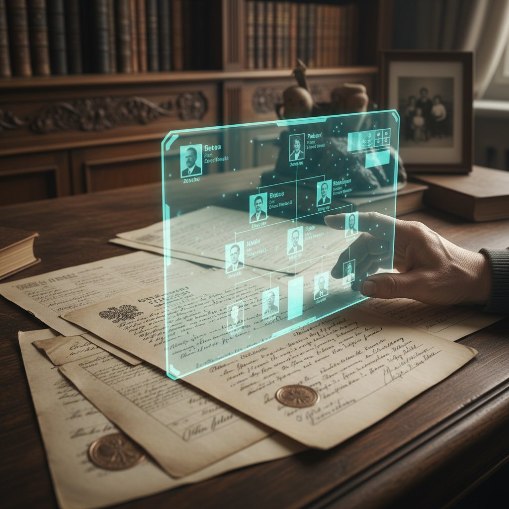 Stare polskie akta urodzenia i cyfrowa rekonstrukcja drzewa genealogicznego – ewolucja badań genealogicznych