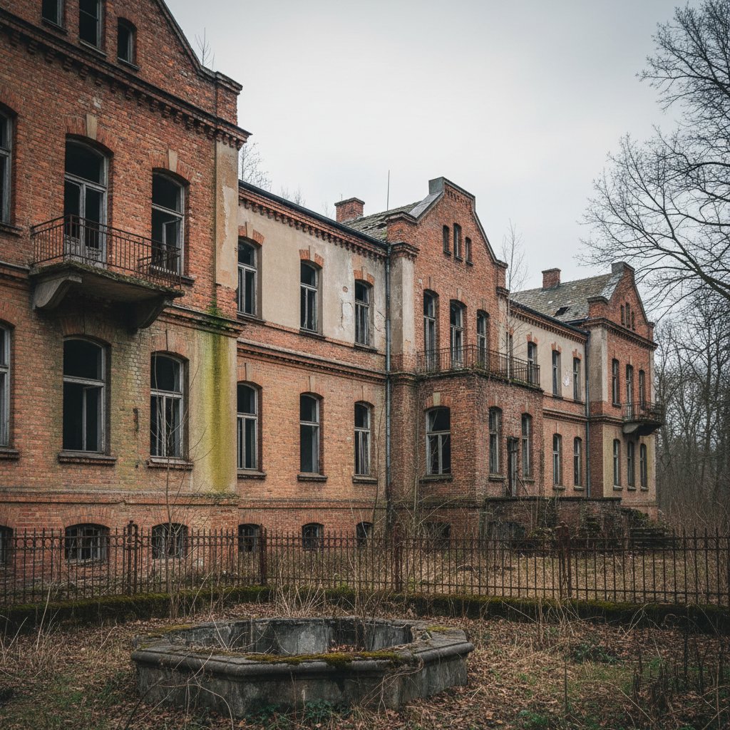 Stare sanatorium przeciwgruźlicze w Polsce, archiwalne zdjęcie