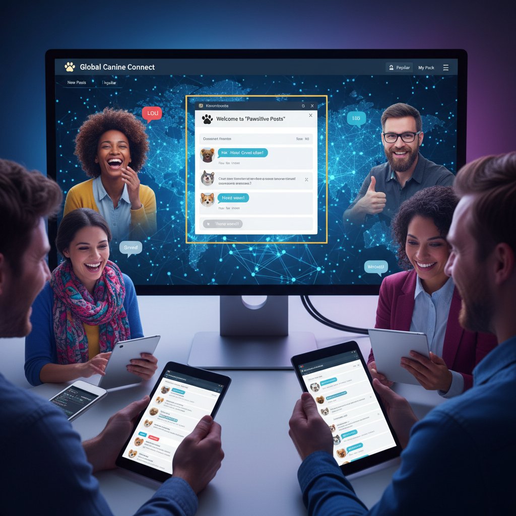 Społeczność online skupiona wokół symulatorów psa.