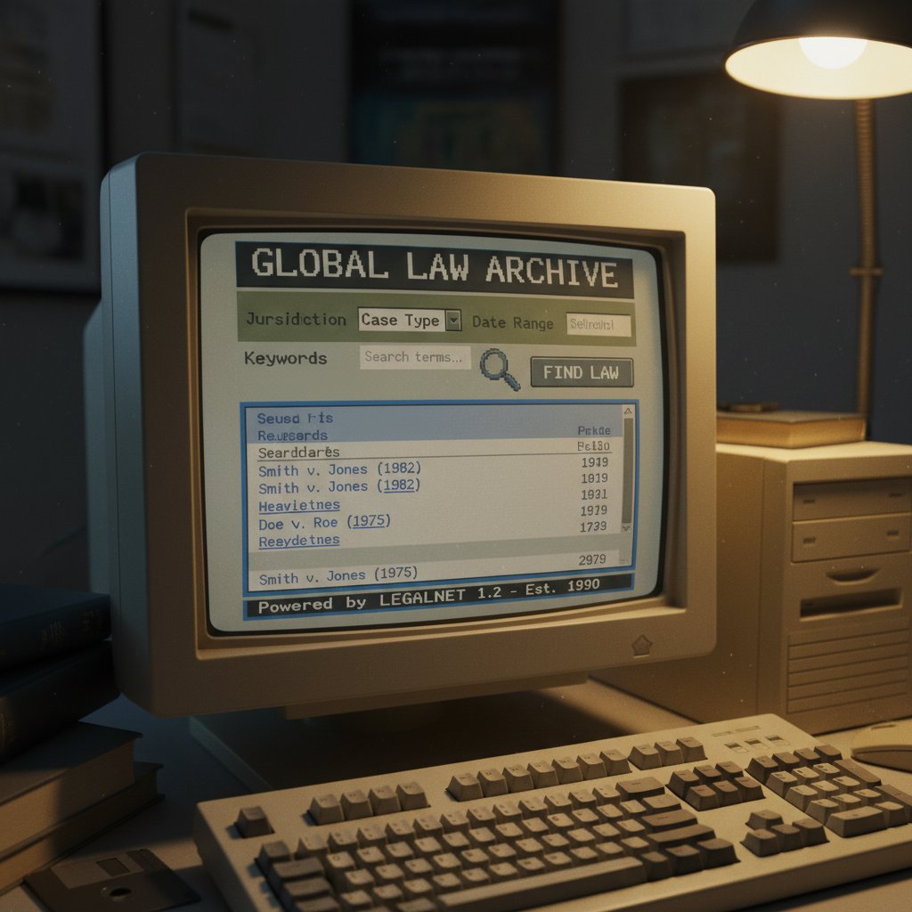 Zbliżenie na ekran komputera z komunikatem „strona nieaktualna” podczas wyszukiwania prawa