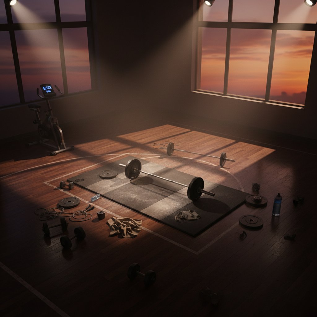 Chwila refleksji po wyczerpującym treningu interwałowym