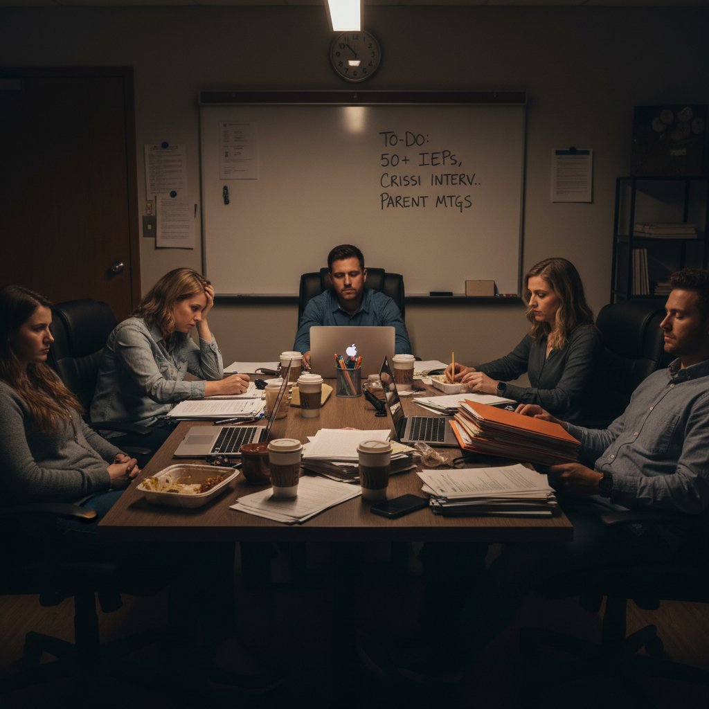 Zespół psychologów szkolnych przeciążony pracą