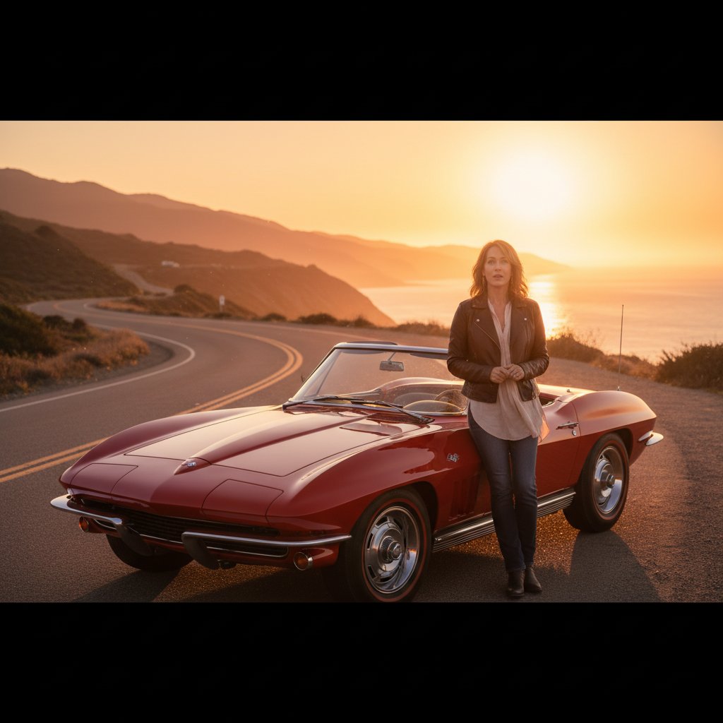 Proud owner with unexpectedly satisfying car, reflecting car owner satisfaction