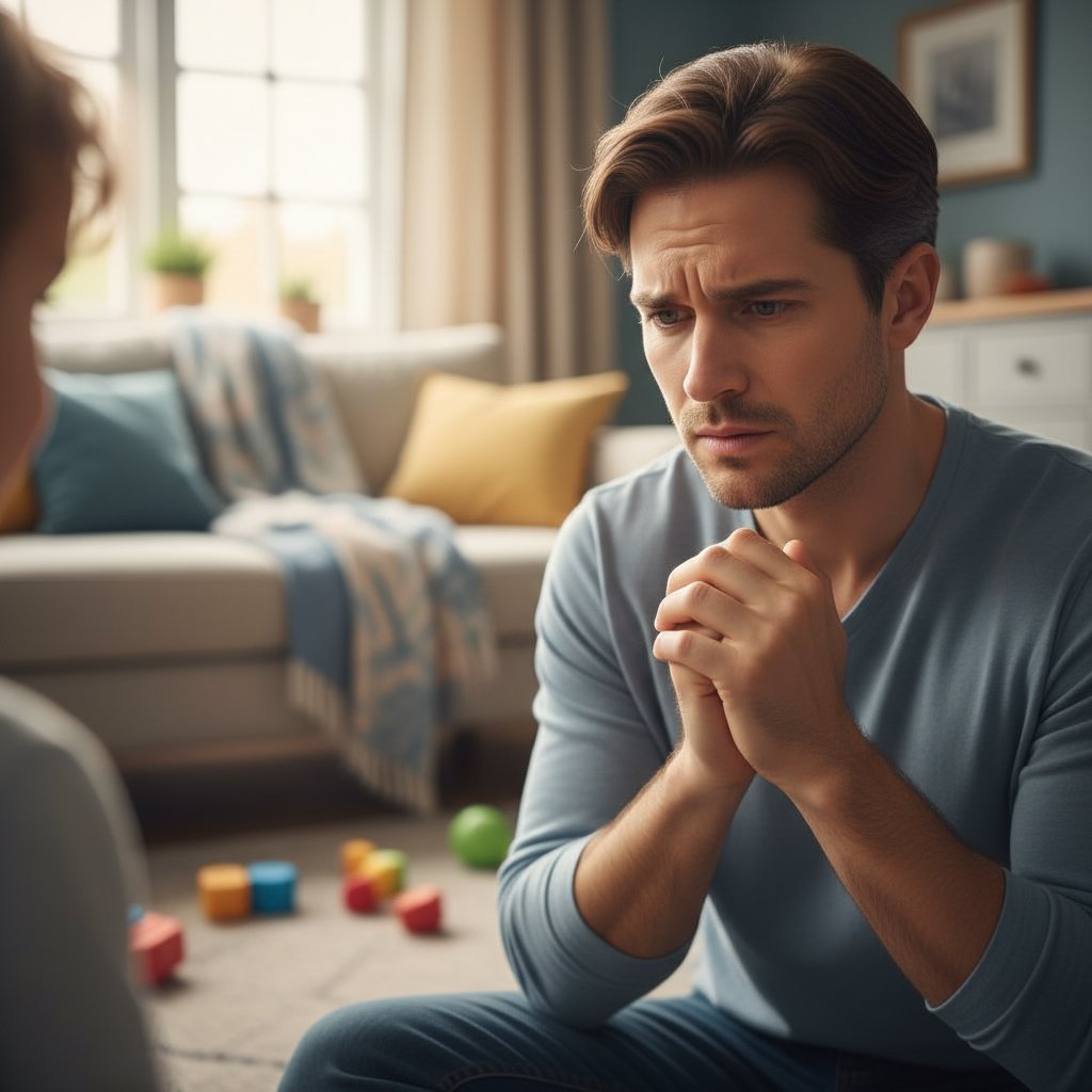 Rodzic obserwujący zachowanie dziecka – jak rozpoznać sygnały ostrzegawcze