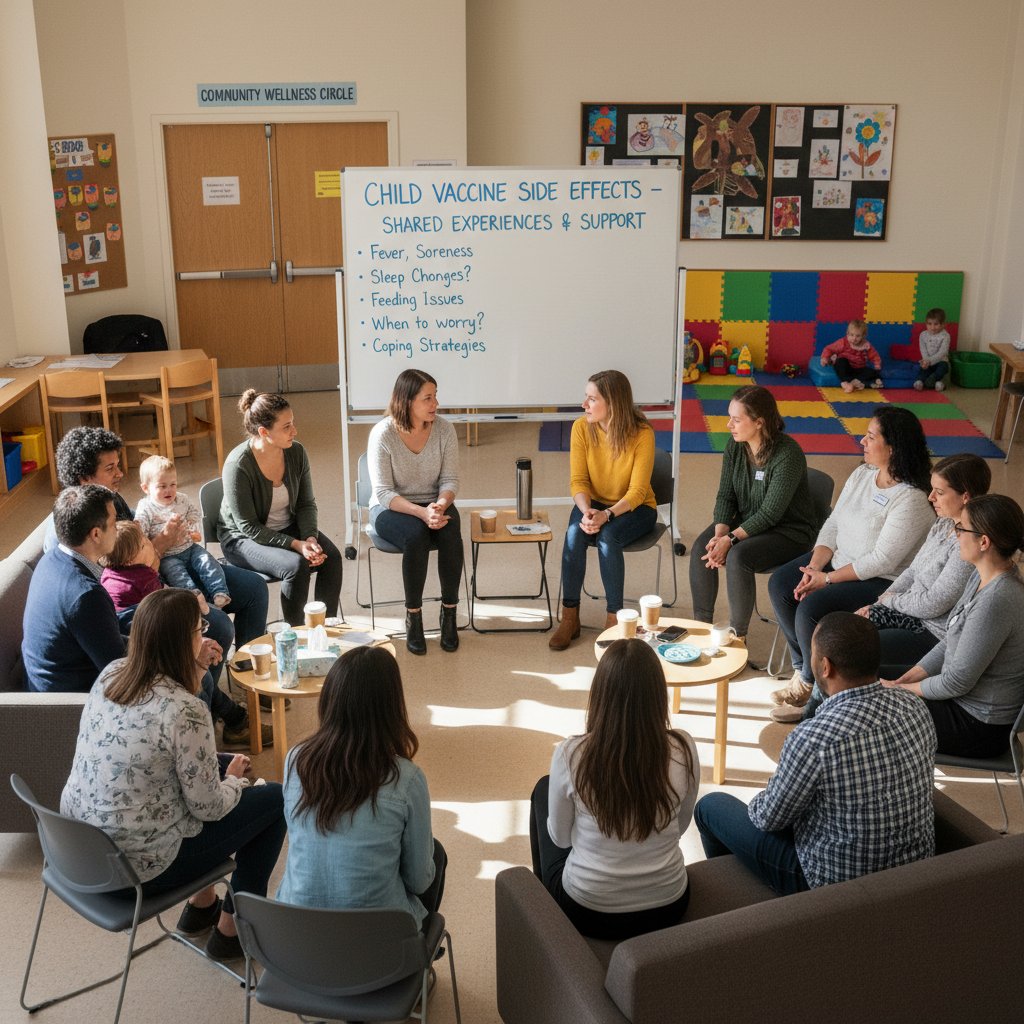 Grupa rodziców wspierających się po doświadczeniu NOP u dziecka