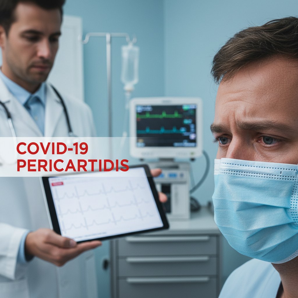 Pacjent w maseczce podczas konsultacji kardiologicznej – symbol pandemii i jej wpływu na choroby serca