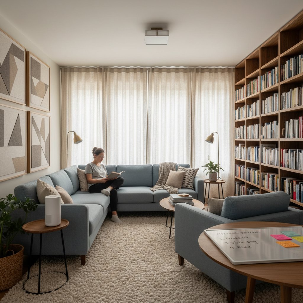 Pacjent przygotowuje dializę otrzewnową automatyczną w swoim mieszkaniu