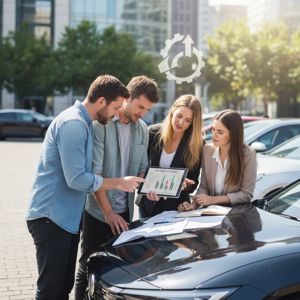 Visual breakdown of factors influencing car reliability rankings