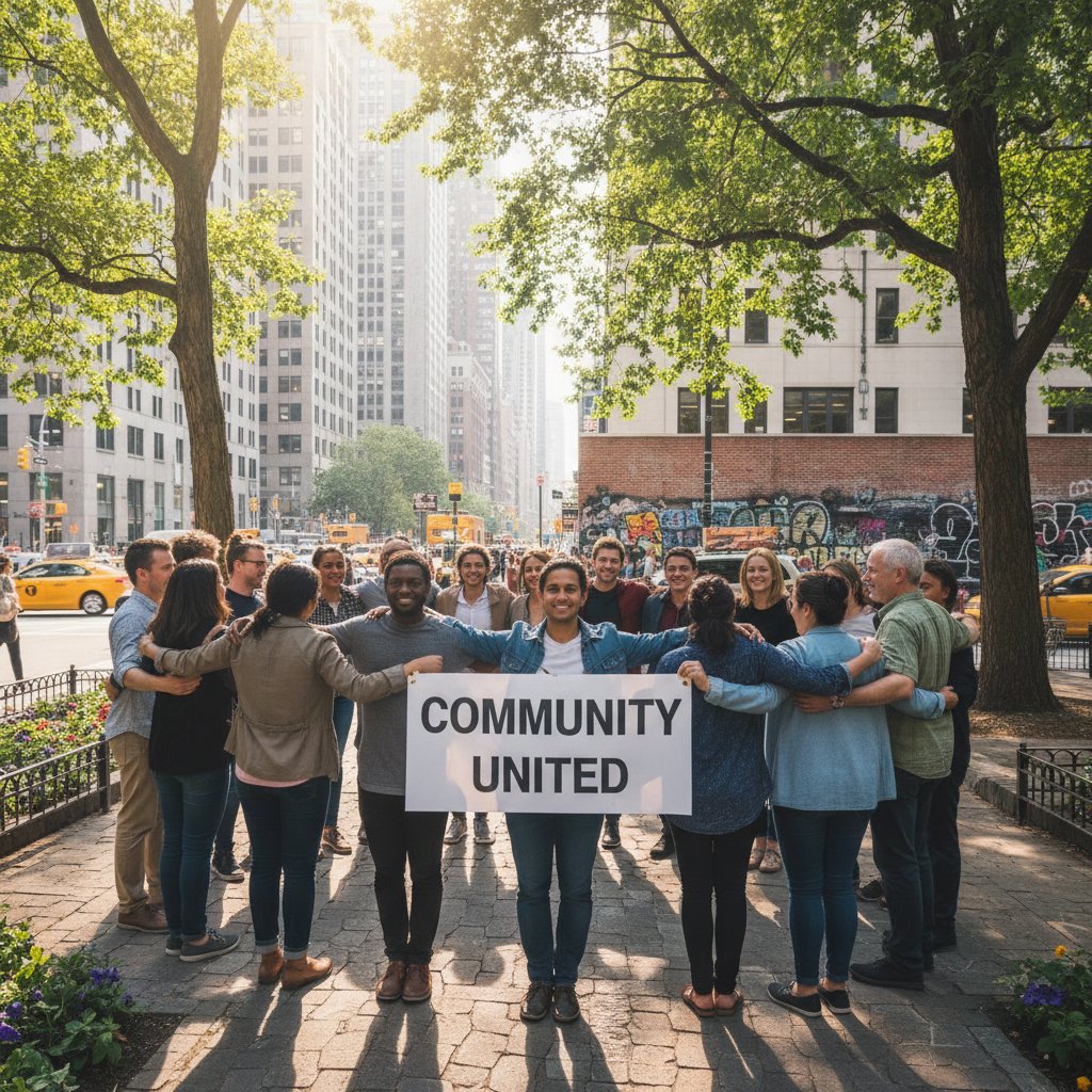 Trzy osoby z różnych środowisk siedzące razem, dzielące się doświadczeniami w walce z negatywnymi schematami