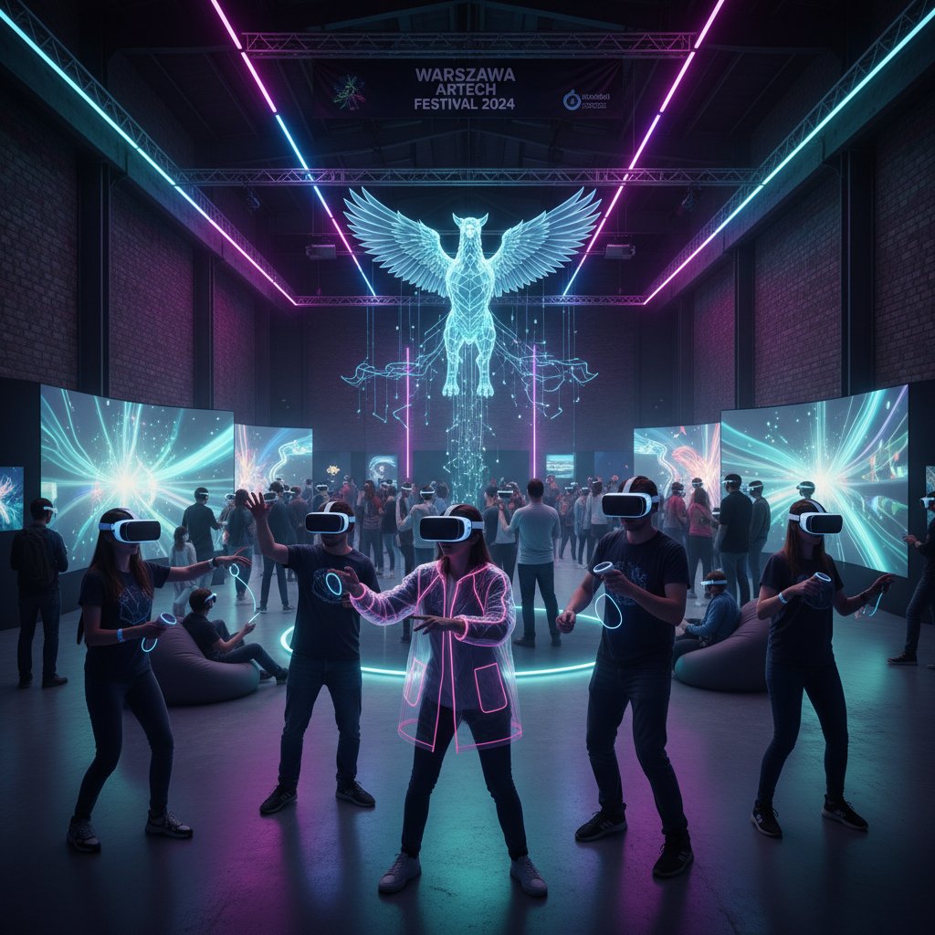 Wirtualna rzeczywistość na wydarzeniu kulturalnym w Warszawie