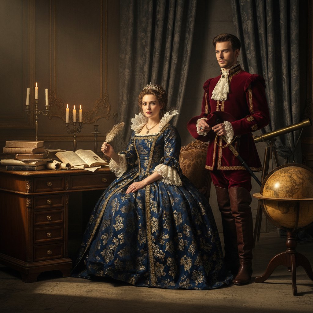 Detailed period costumes and props reflecting Eggers’ signature style