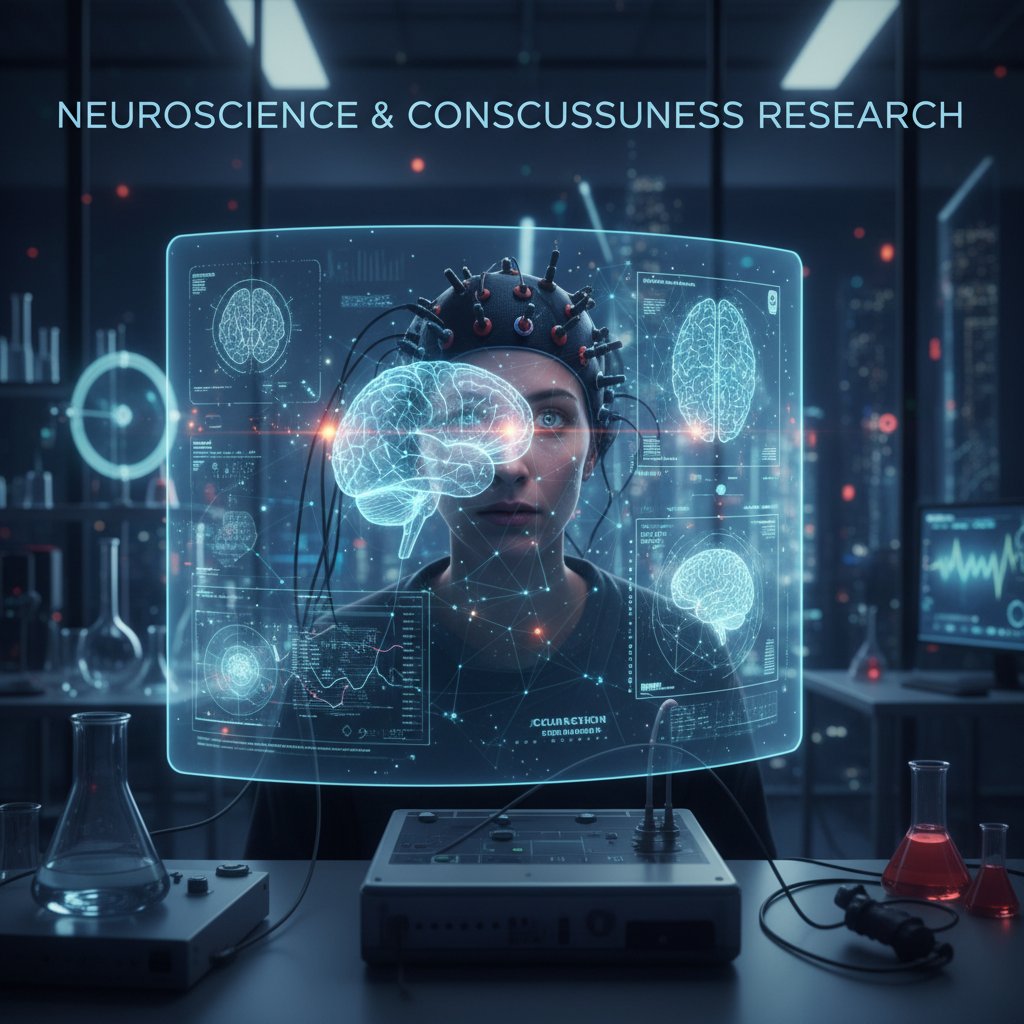 Obraz osoby podłączonej do EEG, symbolizujący neurobiologiczne badania nad derealizacją