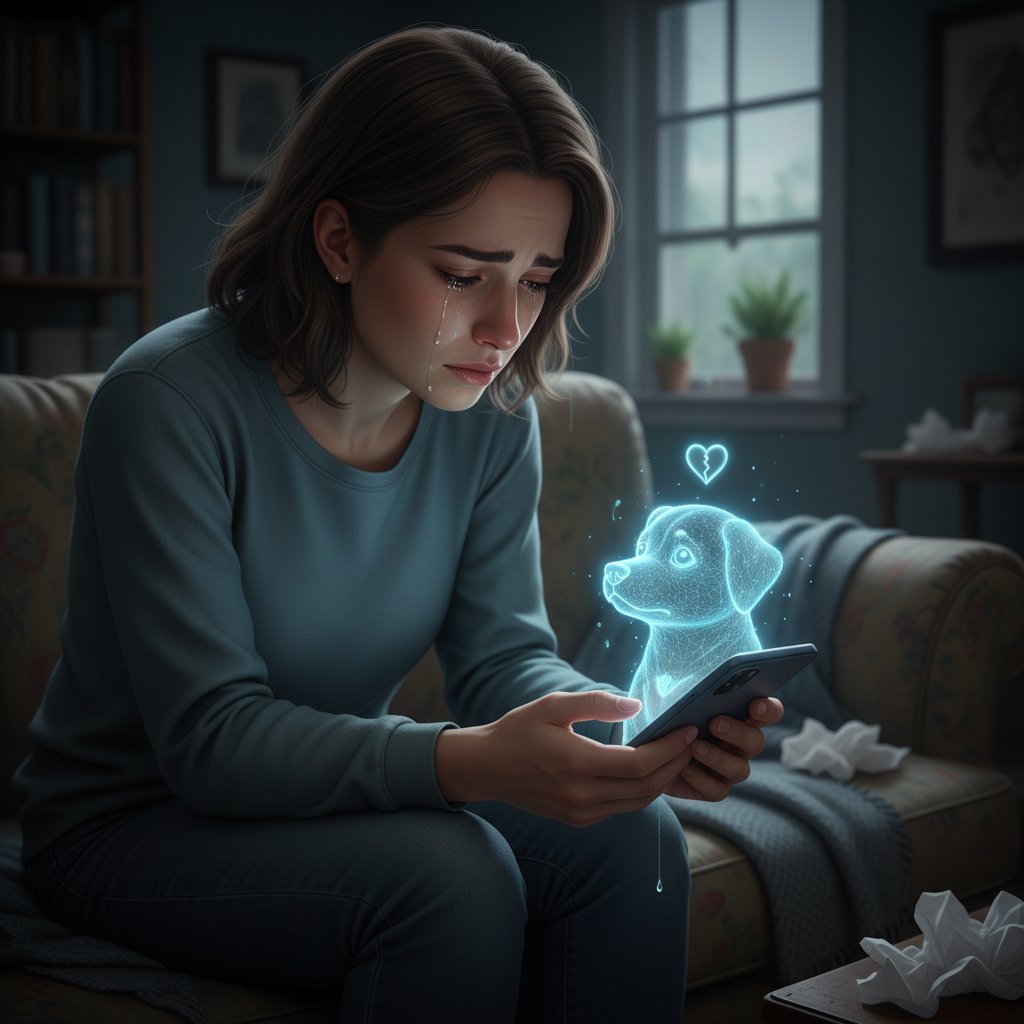 Osoba trzymająca telefon ze zgaszonym ekranem, smutek, wyraźne emocje