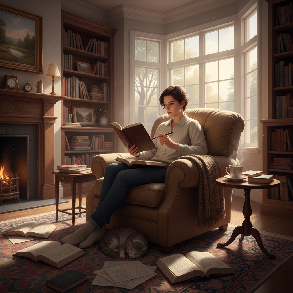 Czytelnik analizujący fakty o PRP przed podjęciem decyzji.