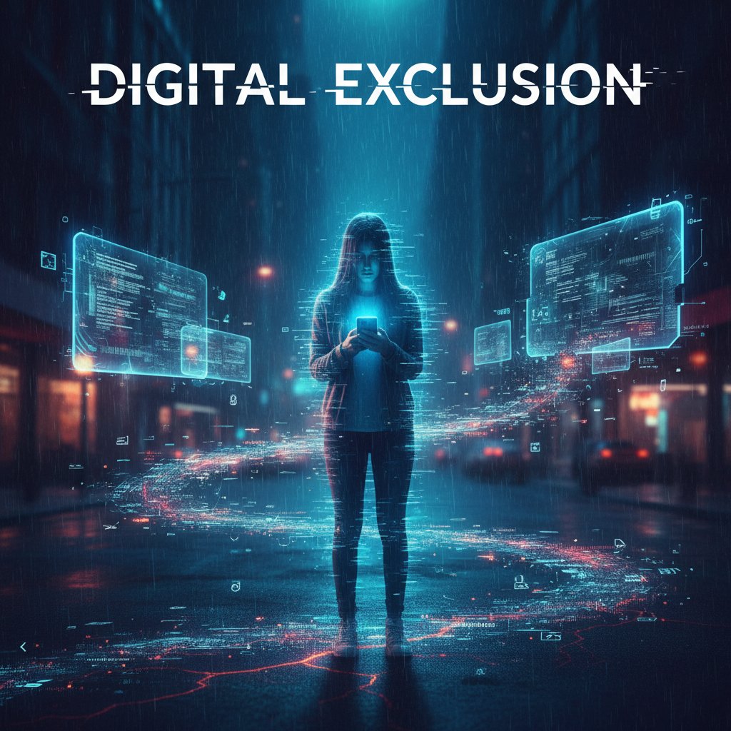 Osoba siedząca samotnie wieczorem, patrząca w ekran telefonu, temat: ból cyfrowego lekceważenia i ghostingu