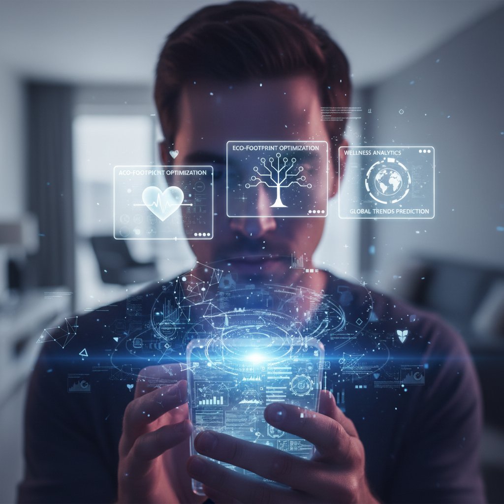 Osoba analizująca ekran smartfona z powiadomieniami AI – checklist technologiczny