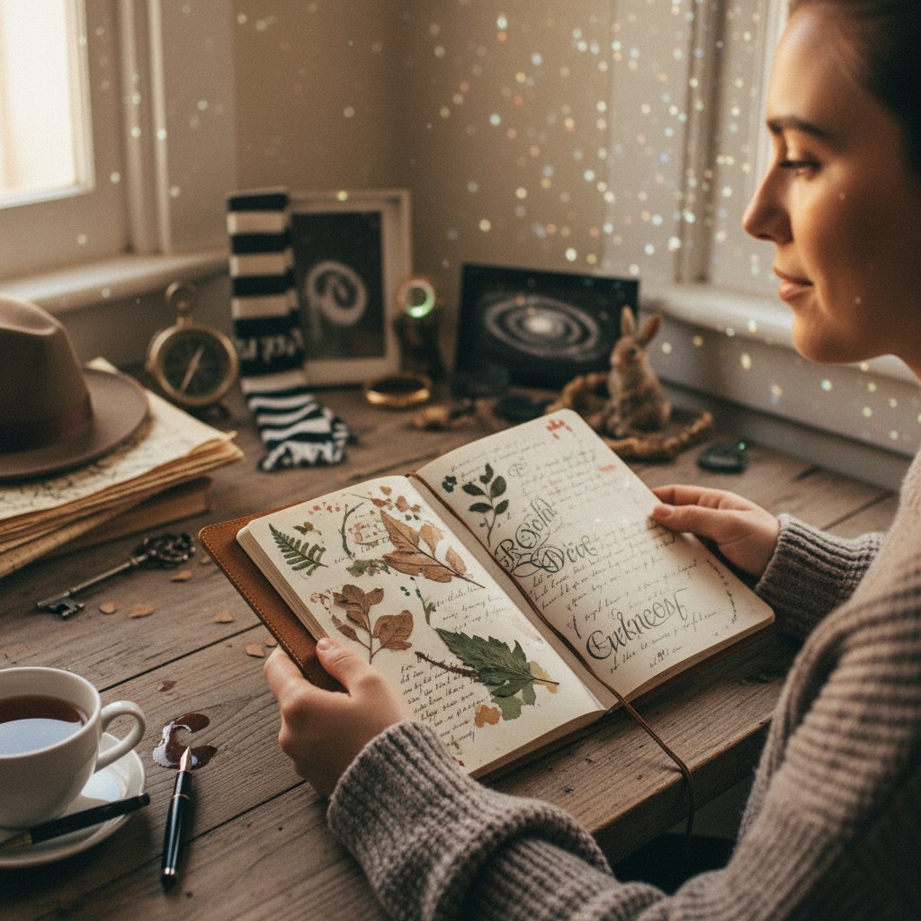 Creative expression sparked by a film, journaling or art, movie spiritual journey