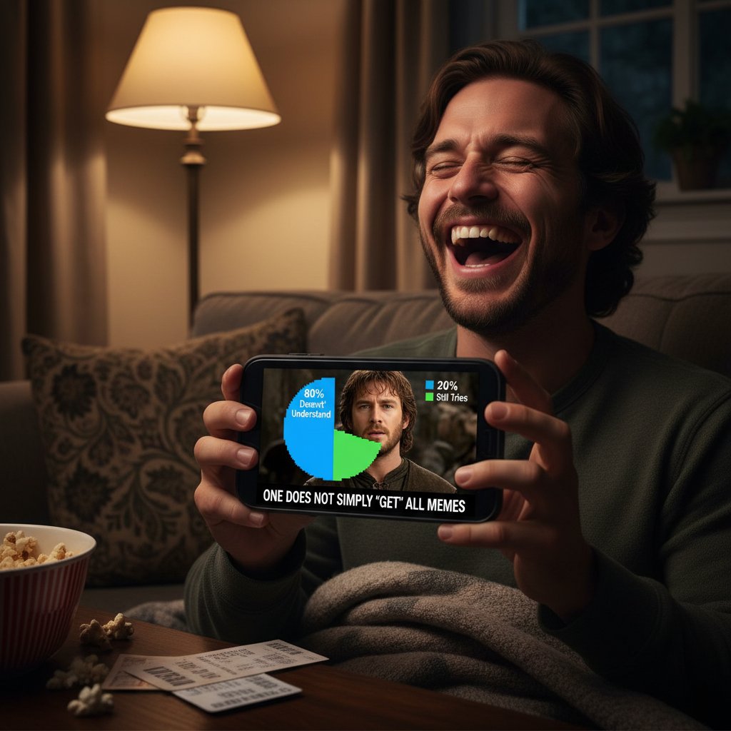 Meme rooted in between-the-lines comedy