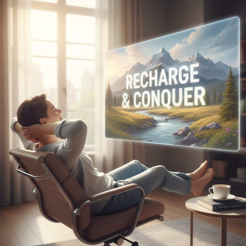 Osoba odpoczywająca od ekranu, relaks, motywacja do działania online