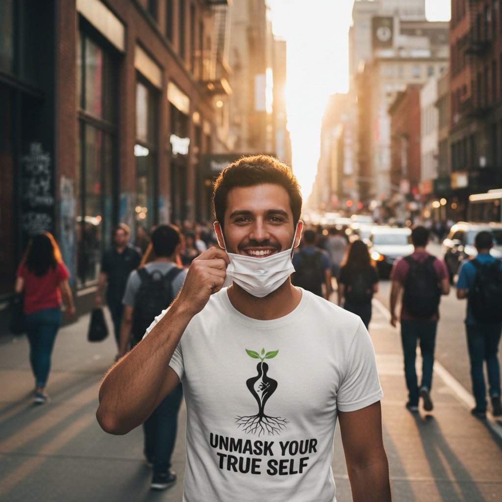 Człowiek zdejmuje maskę – motywacja a autentyczność