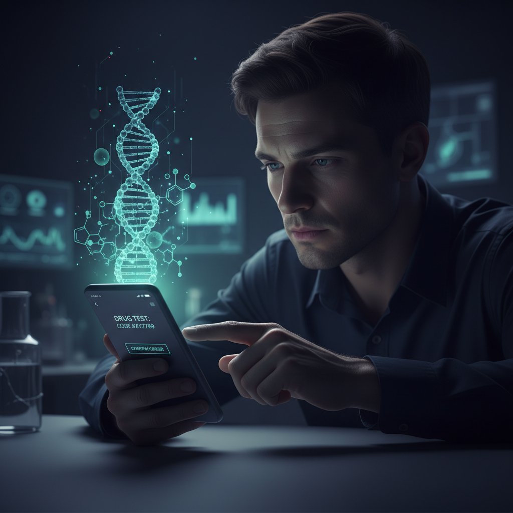 Zamawianie testu na amfetaminę przez aplikację mobilną