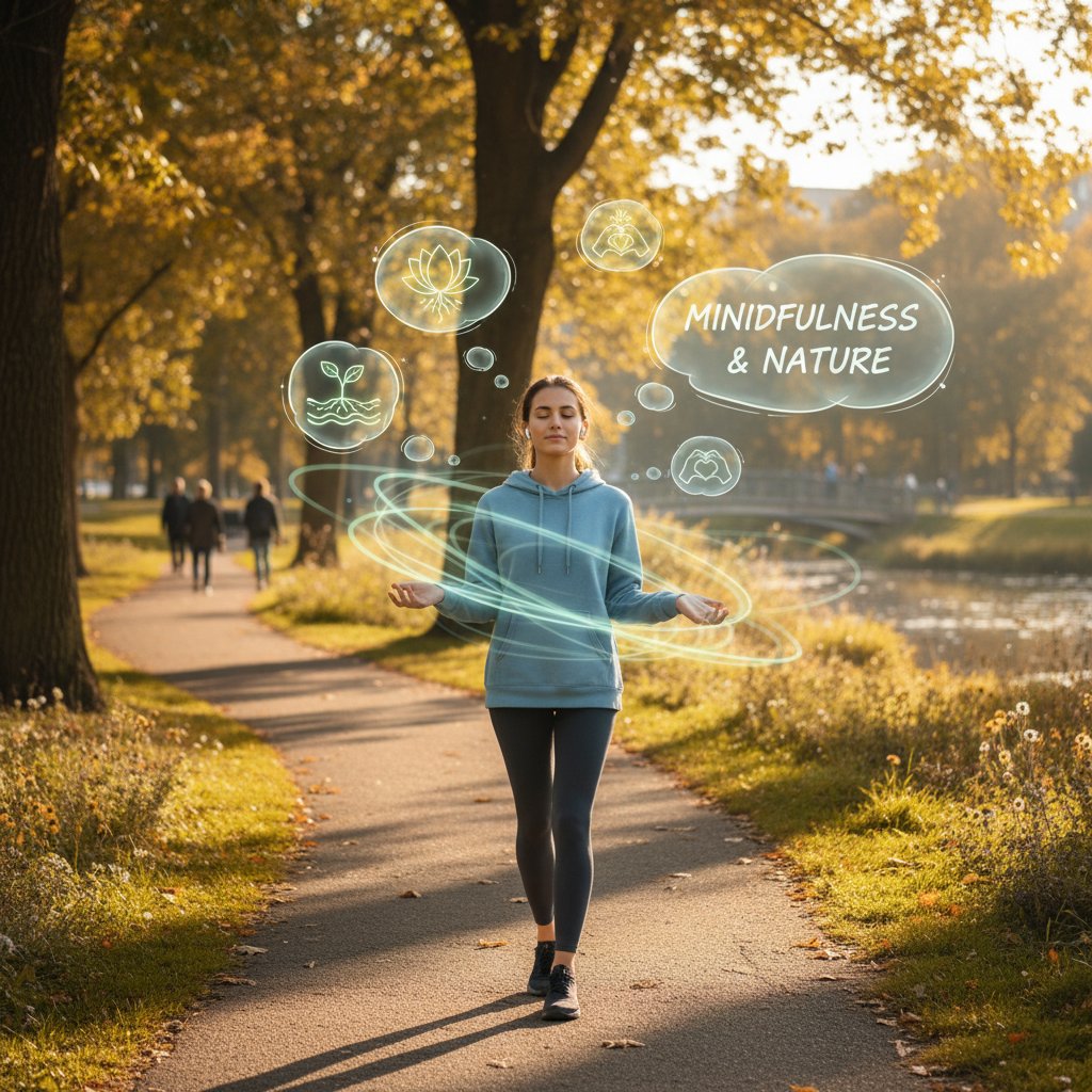 Zdjęcie osoby spacerującej w parku – codzienna strategia radzenia sobie z depresją poza farmakologią