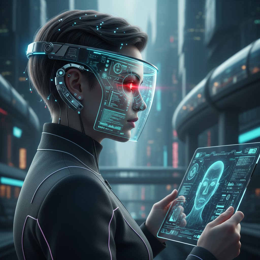 Osoba korzystająca z nowoczesnych technologii do kreacji profilu