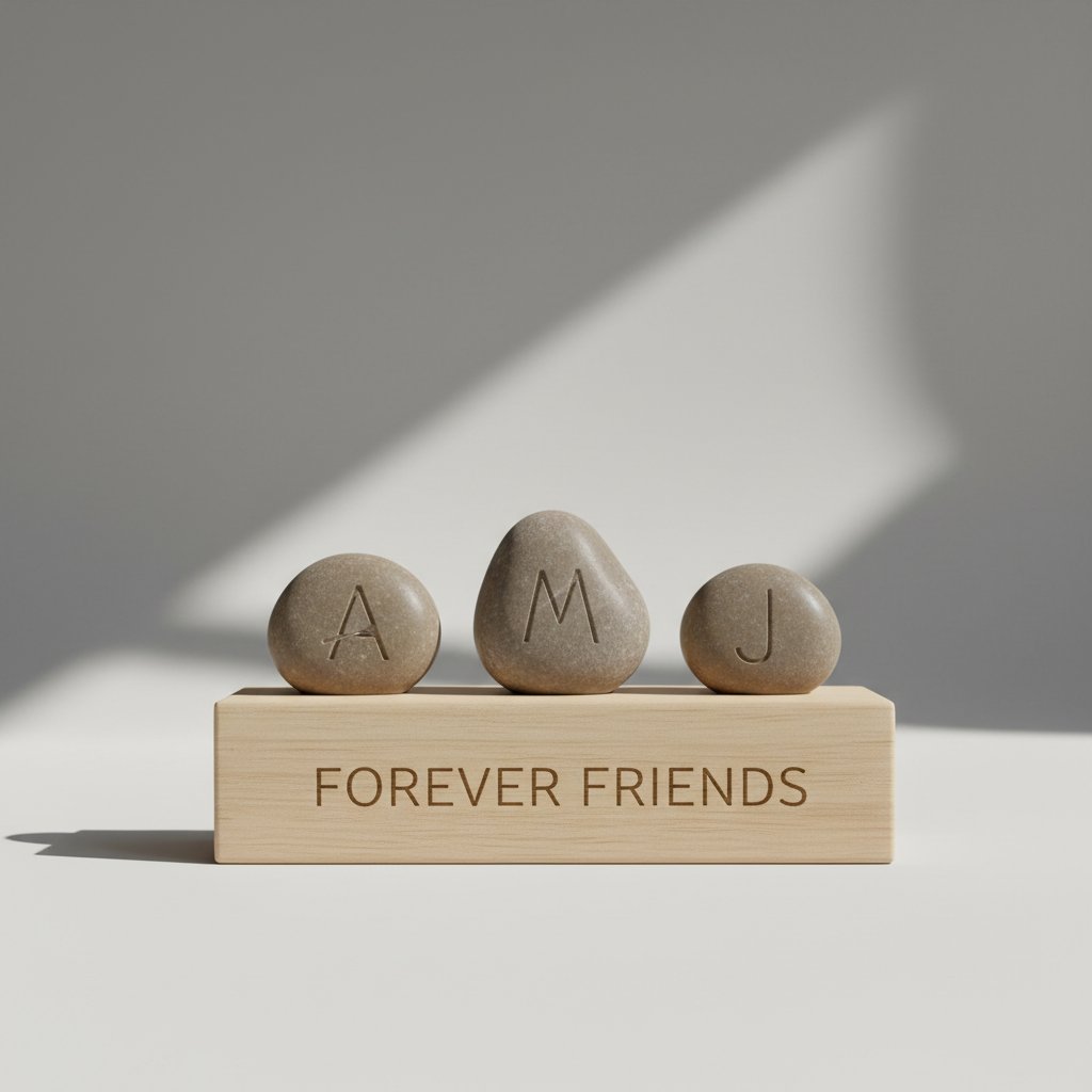 Nowoczesne prezenty personalizowane i minimalistyczne, przyjaciółki w modnej przestrzeni