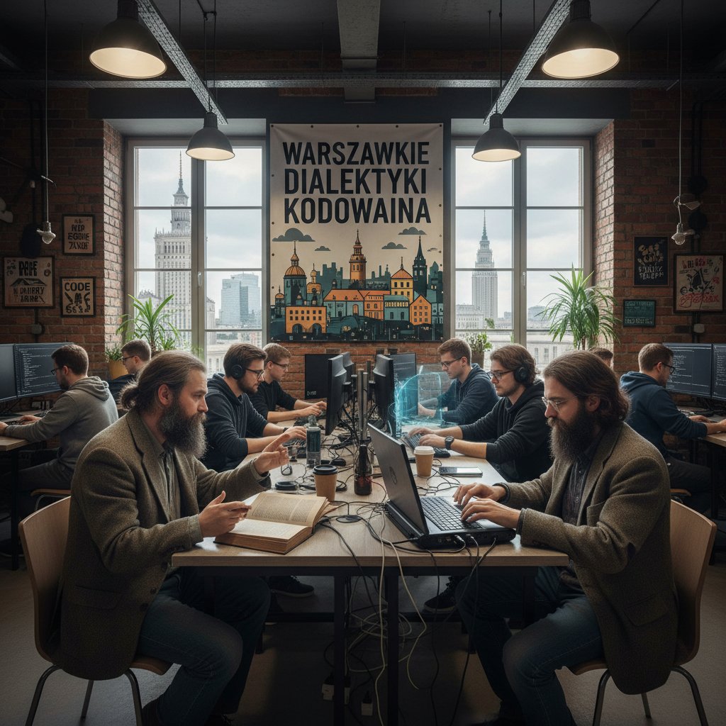 Spotkanie filozofów i programistów w warszawskim coworkingu