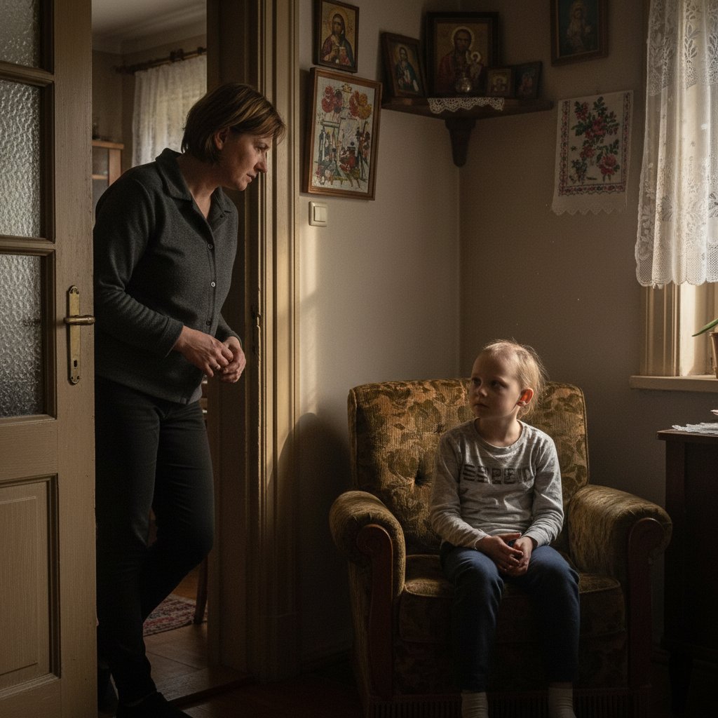 Rodzic zauważający pierwsze objawy dojrzewania u swojego dziecka