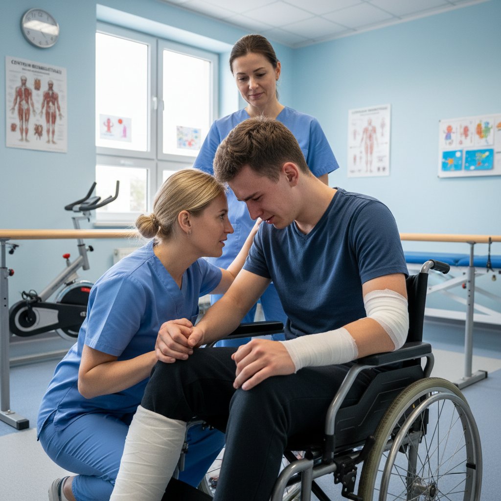 Szczera rozmowa rehabilitanta z pacjentem