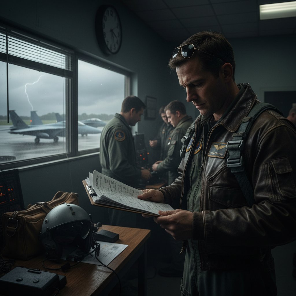 Pilot preparing for flight, capturing real-world tension and the harsh reality behind aviation movies